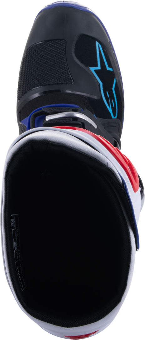 Alpinestars Tech 7 Boots - Black/DBlue/Red/White