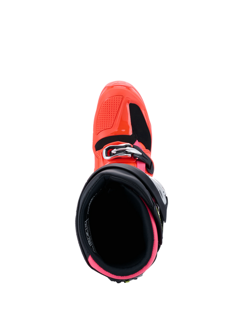 Alpinestars Tech 7 Boots - Black/Red Fluo/Pink Fluo — Motorcycle Gear (image 6 of 7)