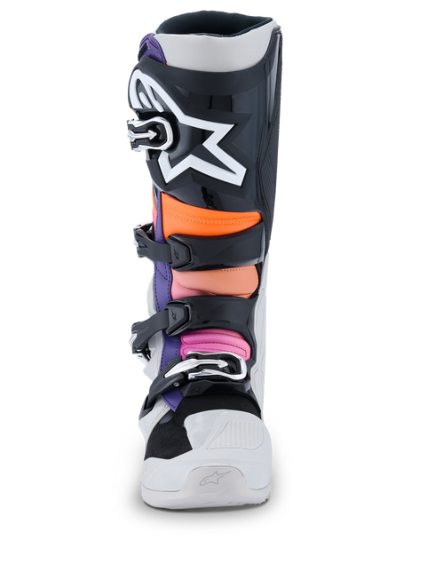 Alpinestars Tech 7 Boots Black/Light Gray/Orange Fluo/Magenta