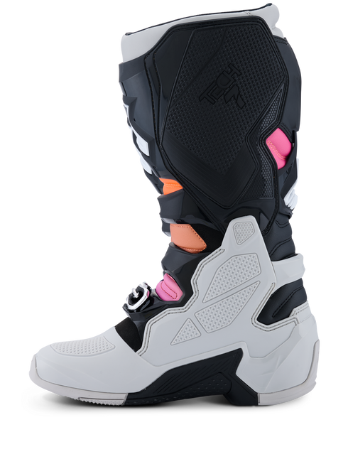 Alpinestars Tech 7 Boots Black/Light Gray/Orange Fluo/Magenta