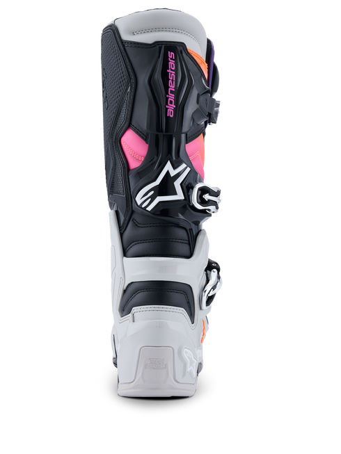 Alpinestars Tech 7 Boots Black/Light Gray/Orange Fluo/Magenta