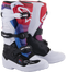 Alpinestars Youth Tech 7S Boots - Black/White/Rainbow