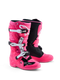 Alpinestars Youth Tech 7S Boots - Pink Fluo/Black/White — Motorcycle Gear (image 1 of 7)