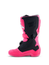 Alpinestars Youth Tech 7S Boots - Pink Fluo/Black/White — Motorcycle Gear (image 3 of 7)