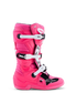 Alpinestars Youth Tech 7S Boots - Pink Fluo/Black/White — Motorcycle Gear (image 2 of 7)