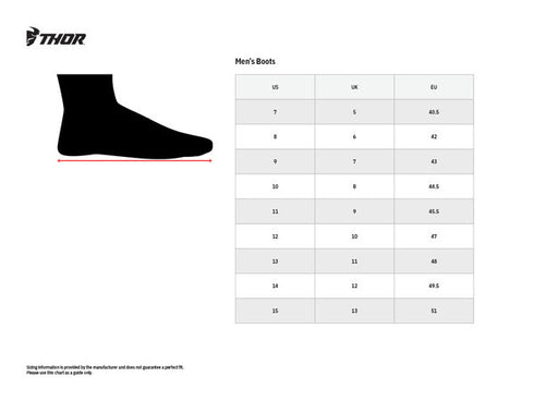 Thor 2023 Blitz XP Boots - Red/Black