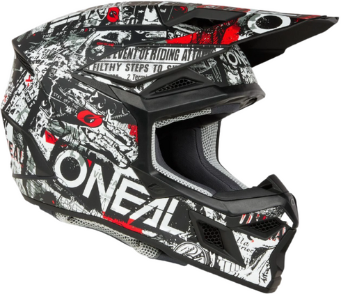 O'Neal 2025 3 Series Attack Helmet - Black/White