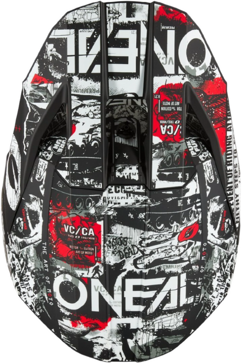 O'Neal 2025 3 Series Attack Helmet - Black/White