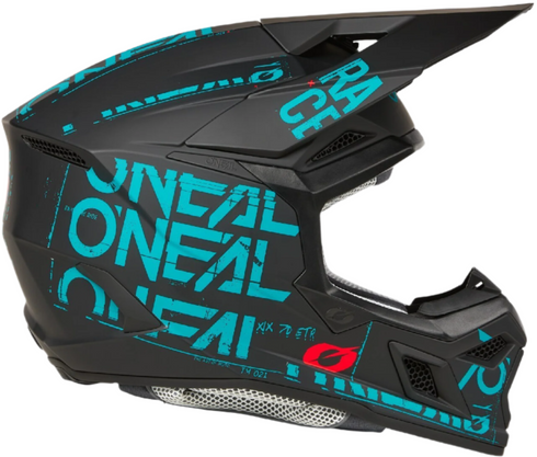 O'Neal 2025 3 Series Static Helmet - Black/Teal