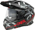 O'Neal 2025 D-SRS Helmet Square - Black/Grey/Red