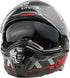O'Neal 2025 D-SRS Helmet Square - Black/Grey/Red