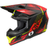 O'Neal 2026 3 Series Haze Helmet - Black/Red/Neon Yellow — Motorcycle Gear (image 2 of 7)
