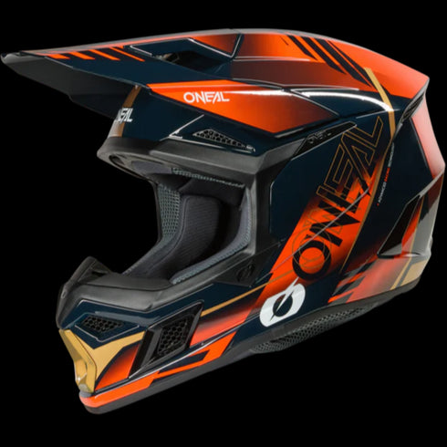 O'Neal 3 Series Haze Helmet v26 - Blue/Orange/Gold