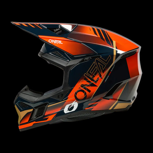 O'Neal 3 Series Haze Helmet v26 - Blue/Orange/Gold