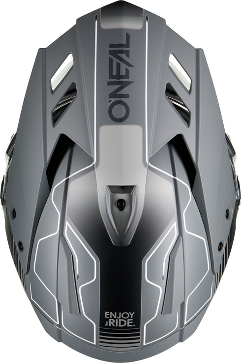 O'Neal V.26 Sierra RS Echo Helmet - Black/Grey