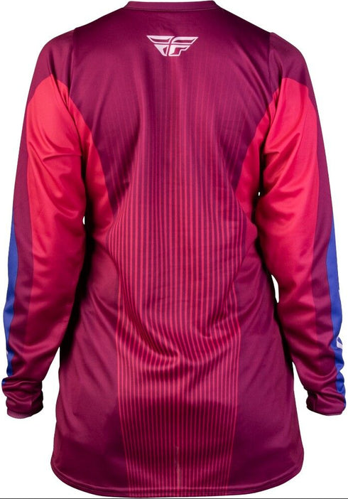 Fly Racing 2027 Ladies F-16 Lift Jersey - Pink/Purple/White