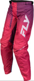Fly Racing 2027 Ladies F-16 Lift Pants - Pink/Purple/White