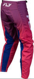 Fly Racing 2027 Ladies F-16 Lift Pants - Pink/Purple/White