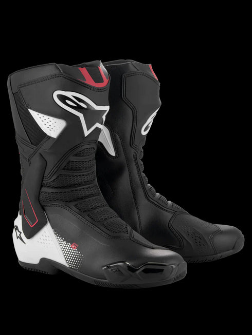 Alpinestars SMX-6 V3 Boots Black/White/Red Graphic