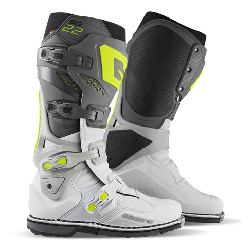 Gaerne SG22 Boots - Anthracite/White/Grey