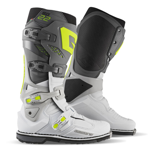 Gaerne SG22 Boots - Anthracite/White/Grey