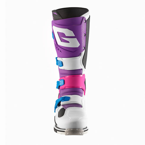 Gaerne SG22 MX Boots - Purple/White/Rhodamine (Limited Edition)