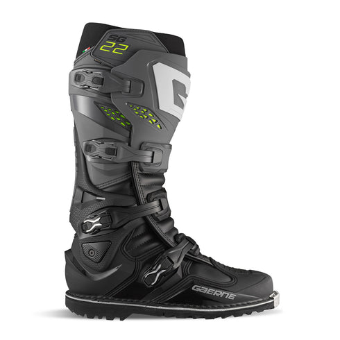 Gaerne SG22 Gore-Tex Enduro MX Boots - Anthracite/Black/Grey