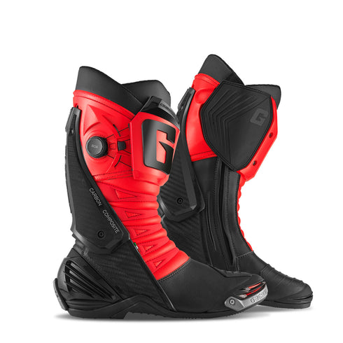 GP1 LS Racing Boots - Black/Red