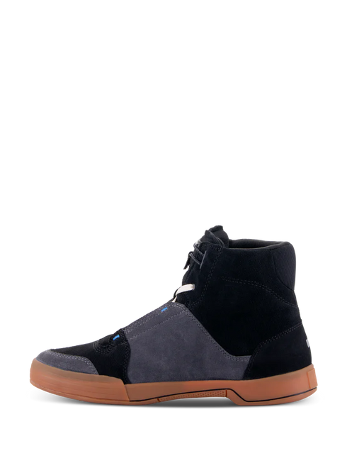 Alpinestars Chrome Shoes Black/Asphalt/Gum Blue