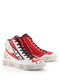 Alpinestars Stated Flair Riding Shoes - White/Bright Red — Motorcycle Gear (image 1 of 7)