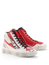 Alpinestars Stated Flair Riding Shoes - White/Bright Red — Motorcycle Gear (image 1 of 7)