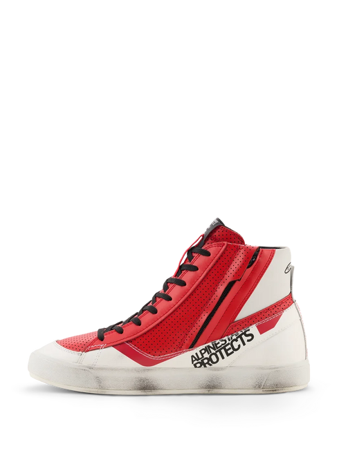 Alpinestars Stated Flair Riding Shoes - White/Bright Red — Motorcycle Gear (image 4 of 7)