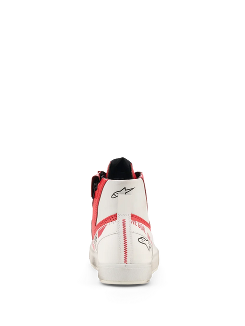 Alpinestars Stated Flair Riding Shoes - White/Bright Red — Motorcycle Gear (image 3 of 7)