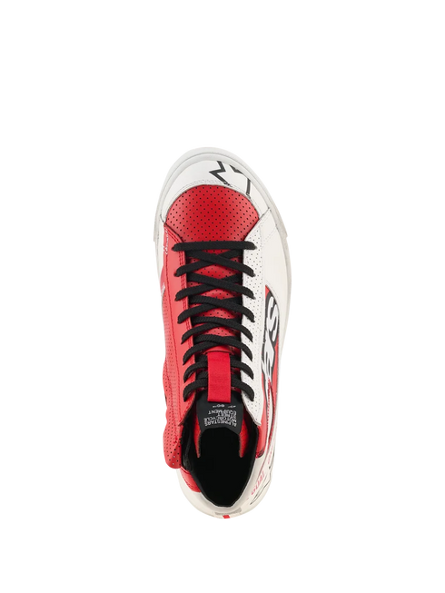 Alpinestars Stated Flair Riding Shoes - White/Bright Red — Motorcycle Gear (image 6 of 7)