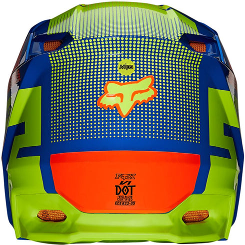Fox Racing Youth V1 Oktiv ECE Helmet - Blue 002