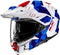 HJC i80 Roki Multi/System Helmet - MC21 (White/Blue/Red) — Motorcycle Helmets (image 1 of 9)