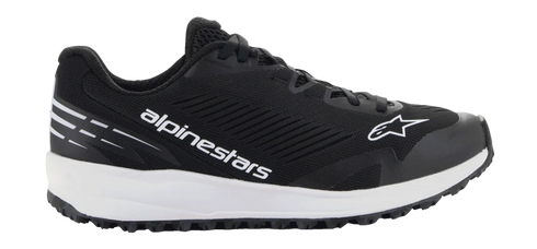Alpinestars Meta Road V2 Riding Shoes - Black/White — Motorcycle Gear (image 2 of 7)