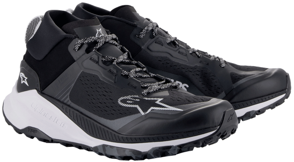 Alpinestars Meta XR V2 Riding Shoes - Black/White/Dark Grey — Motorcycle Gear (image 2 of 7)