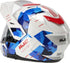 HJC i80 Roki Multi/System Helmet - MC21 (White/Blue/Red) — Motorcycle Helmets (image 4 of 9)