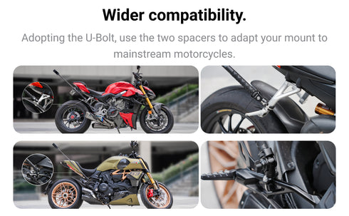 Insta360 Motorcycle U-Bolt Mount