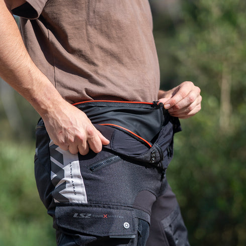 LS2 Mens X-Master Pants - Black/Grey — Motorcycle Gear (image 4 of 18)