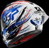 Shark Aeron GP FIM Racing Zarco Replica Helmet - White/Black/Blue (WKB)