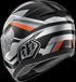 Shark Ridill 2 TLD Apex Helmet - Silver/Black/Orange SKO