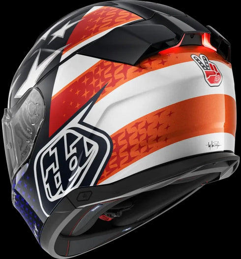 Shark Skwal i3 TLD US Flag Helmet - Black/Red/White BRW