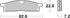 SBS FA119 Sinter Off-Road Front/Rear Brake Pads - 589SI (Yamaha)
