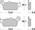 SBS FA131 EVO Sinter Off-Road Front/Rear Brake Pads - 604RSI