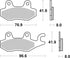 SBS FA165/FA215 Sinter Rear Brake Pads - 638LS