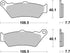 SBS FA209 Sinter Rear Brake Pads - 674LS