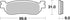 SBS FA275 Sinter Rear Brake Pads - 728LS (Yamaha)