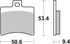 SBS Front/Rear Ceramic Brake Pads - 747LF/152HF